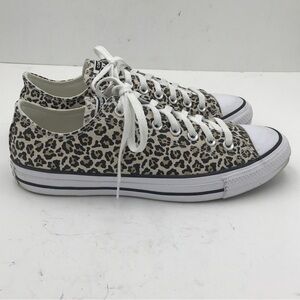 Converse CTAS Chuck Taylor Leopard Cheetah Print Low-Top Sneakers Womens 11